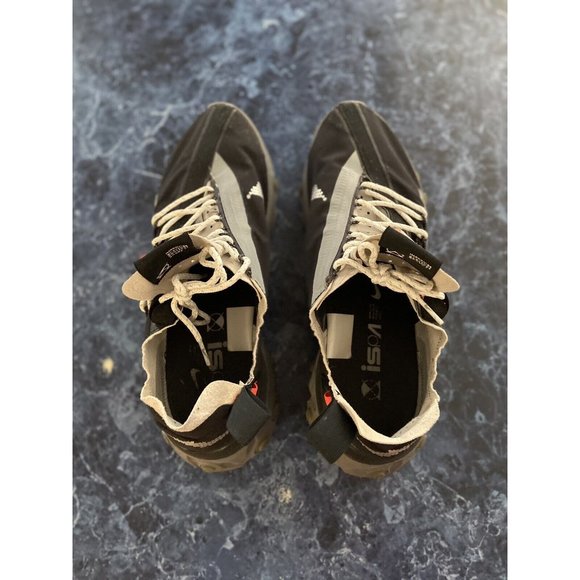 Nike ISPA React Low Running Off White Black Gunsmoke AR8555-001 Men’s Size 12 - Picture 5 of 9